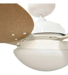 Globo Lustre Do Ventilador De Teto Aliseu Vime