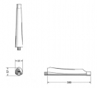 Cano Braço Para Chuveiro Lorenzetti Pvc 30cm Branco