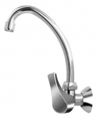 Torneira Parede/cozinha Acquafam Plástica 1/4 Volta Cr Fame