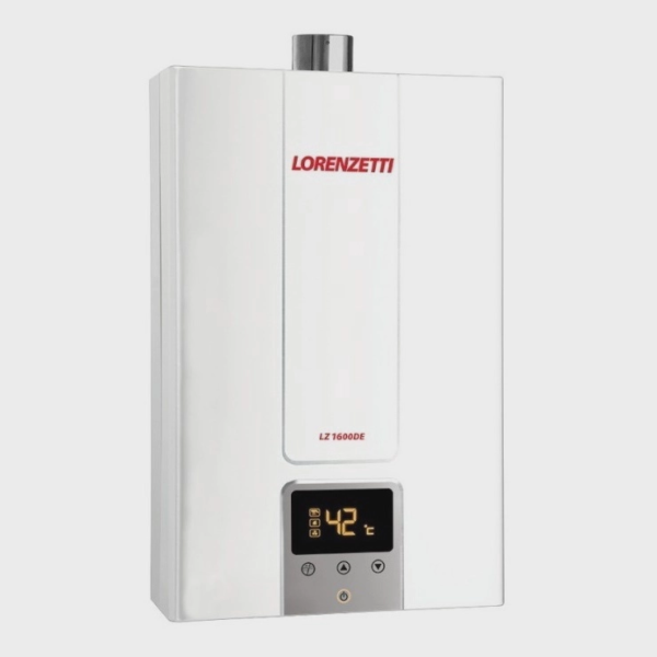 Aquecedor De Água A Gás Gn Lz1600de Com Kit Instalação Lorenzetti - Image 2