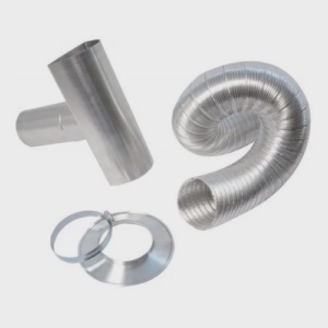 Kit Duto Instalação Chaminé Aquecedores A Gás 1,5 Metro X 60mm