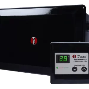AQUECEDOR ELÉTRICO CENTRAL DIGITAL BLACK 220V 10.560W KDT - 2768