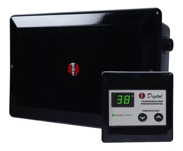 AQUECEDOR ELÉTRICO CENTRAL DIGITAL BLACK 220V 10.560W KDT - 2768