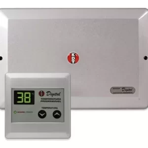 AQUECEDOR ELÉTRICO CENTRAL DIGITAL PRATA 220V 10.560W KDT - 2025