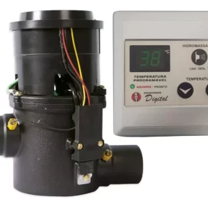 AQUECEDOR HIDROMASSAGEM DIGITAL PRATA 220V 8.800W KDT - 2786