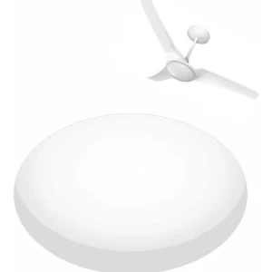 Globo Montado De Led P/ventilador De Teto Aliseu Slim