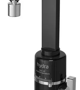 Torneira Multitemperatura  SLIM 4T 110v 5500w Preta Parede