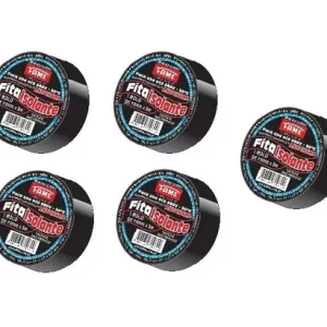 Fita Isolante Anti Chama Fame 19mm X 10m Classe C 5 Unidades