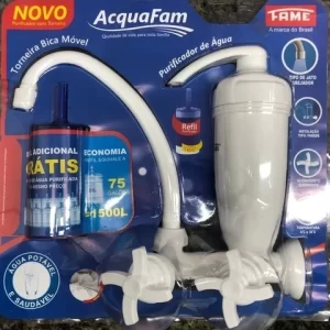 TORNEIRA COM FILTRO ACQUAFAM PAREDE FAME 4235