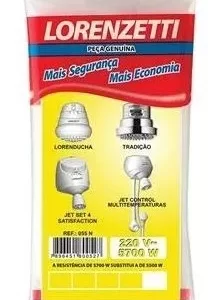 RESISTENCIA DUCHA JET, TRADIÇAO, LORENDUCHA 220V 5700W LORENZETTI 055 N