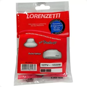 RESISTENCIA DUCHA FASHION 127V 5550W LORENZETTI 3056 B