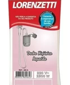 RESISTENCIA DUCHA HIGIENICA AQUECIDA 220V 2.500W LORENZETTI 400 A