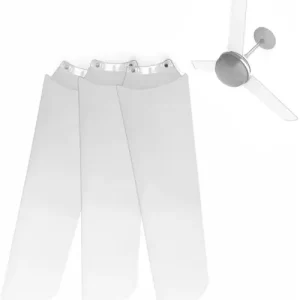 Jogo de Hélices 3 Pás Ventilador de Teto Jet Cristal Aliseu