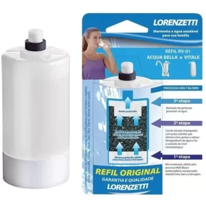 REFIL VELA FILTRO ÁGUA ACQUA BELLA VITALE RV-O1 LORENZETTI