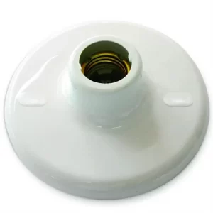 Plafon Plástico Branco com Borne E27 8011 GERMER