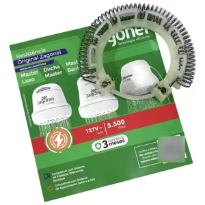 RESISTÊNCIA DUCHA MASTER BANHO 127V 5.500W ZAGONEL