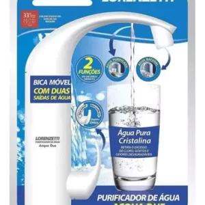 TORNEIRA COZINHA COM PURIFICADOR ACQUA DUE PAREDE LORENZETTI
