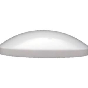 Globo Plástico Para Ventilador De Teto Aliseu Duo Double