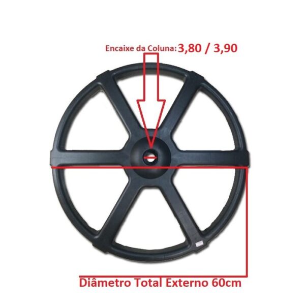 Base com Coluna Ventisol para Ventilador Turbo 60cm - Image 5