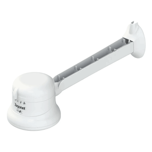 Chuveiro Elétrico Branco Com Cano Zagonel Ideal 220v 6800w