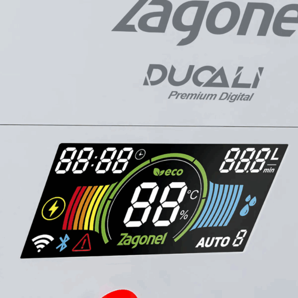 Zagonel, Ducali Premium Digital, Ducha Smart Eletrônica, 7500W, 220V, Branco - Image 5