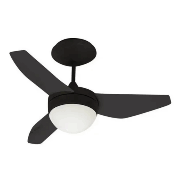 Jogo Hélice 3 Pás Para Ventilador Teto Terral Aliseu Black - Imagem 3